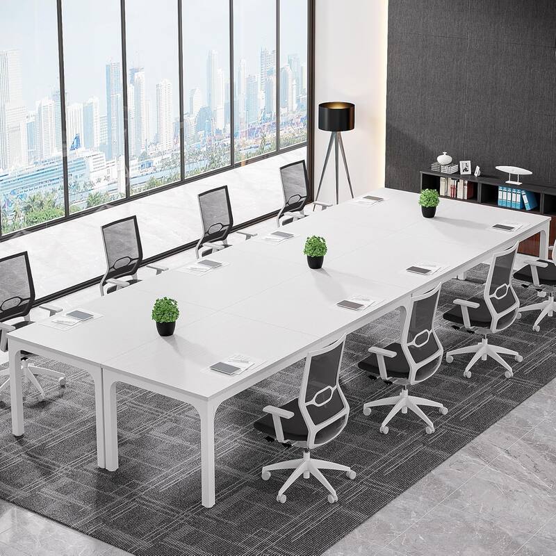 78.74" Large Rectangle Conference Table/Desk, Modern Seminar Meeting Table, Business Tables for Boardroom & Office