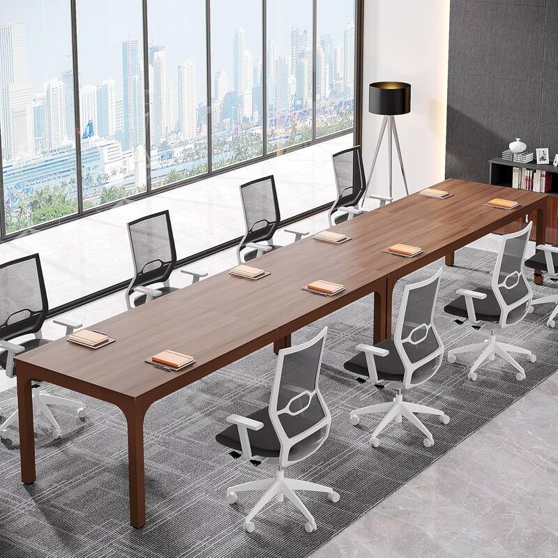 78.74" Large Rectangle Conference Table/Desk, Modern Seminar Meeting Table, Business Tables for Boardroom & Office