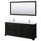 Option Dark Espresso / Carrara Cultured Marble Top /