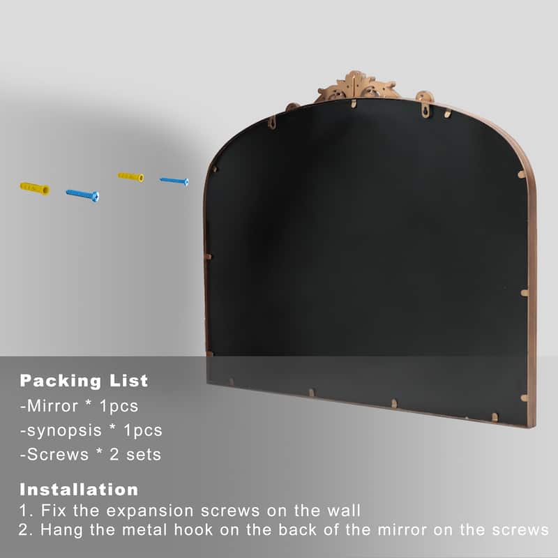 Traditional Baroque Ornate Wall Mirror