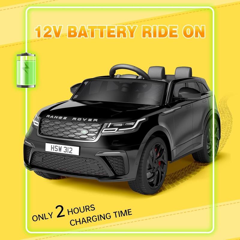 Kids Electric Ride On Toy Car for 4-8 Year Olds with Mp3 Player, Remote Control