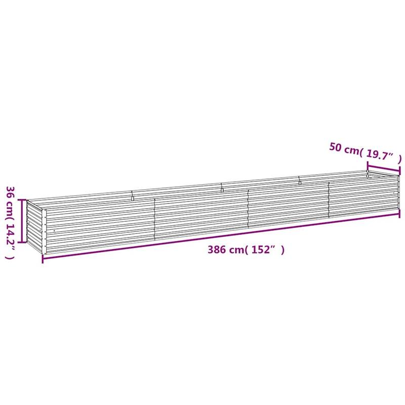 vidaXL Garden Raised Bed