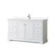 Option White / White Cultured Marble Top / Polished