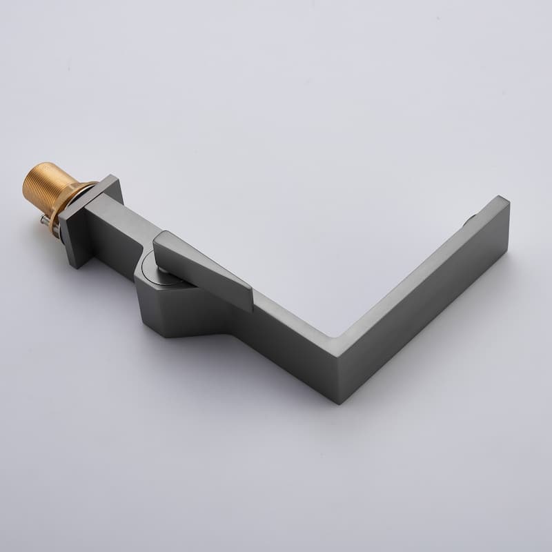 Single Hole Brushed Gold Bathroom Faucets