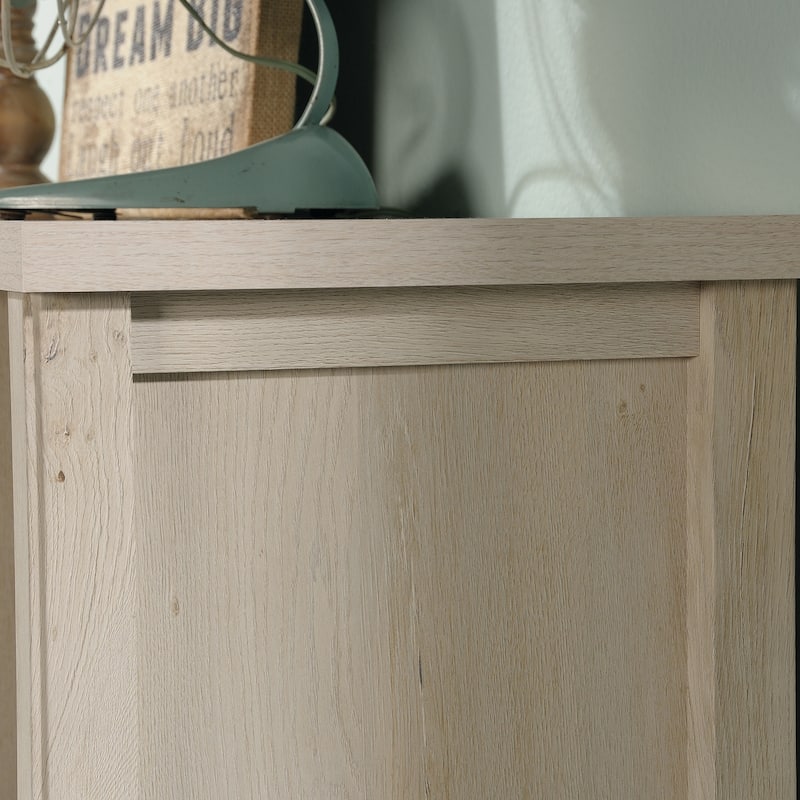 Wood Hutch with Sophisticated Design, Brown - 59.06" W x 12.80" D x 26.65" H