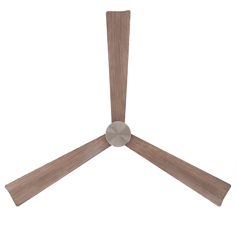 52" Matte Black Industrial Reversible DC Motor Ceiling Fan - 52" L x 52" W x 11.6" H