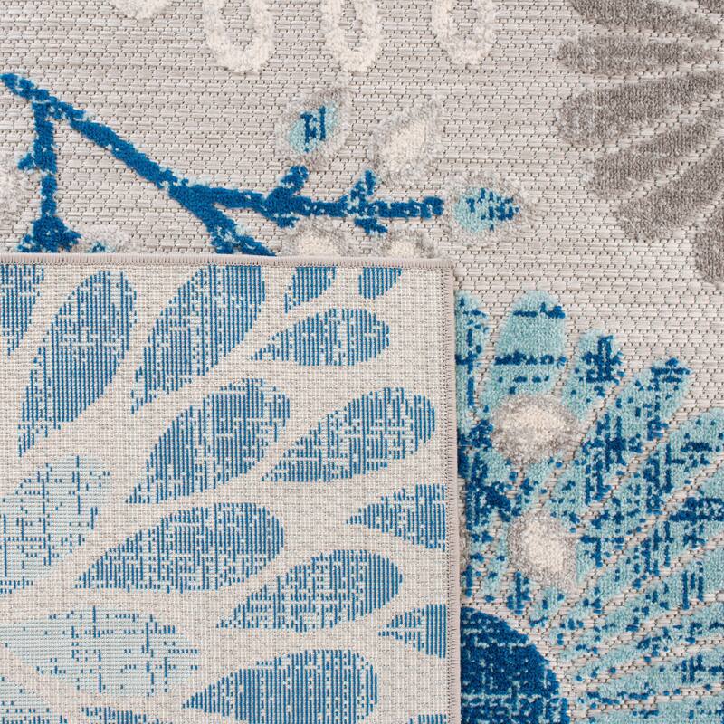 SAFAVIEH Cabana Lilah Indoor/ Outdoor Waterproof Patio Floral Rug