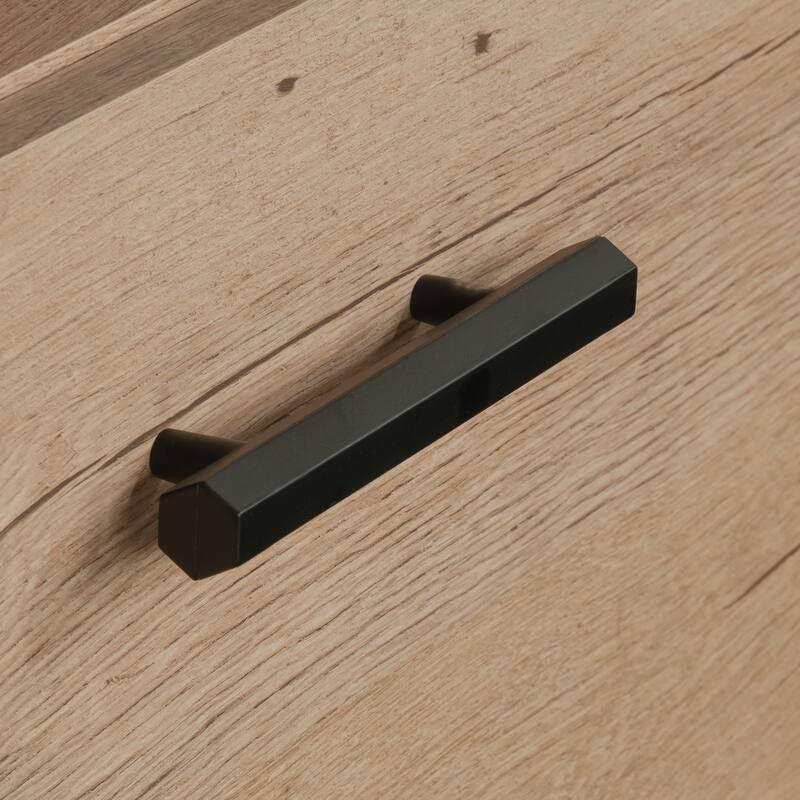 Wood Credenza for TVs up to 70" with Storage Cubbies, Brown - 70.39" W x 15.91" D x 22.87" H