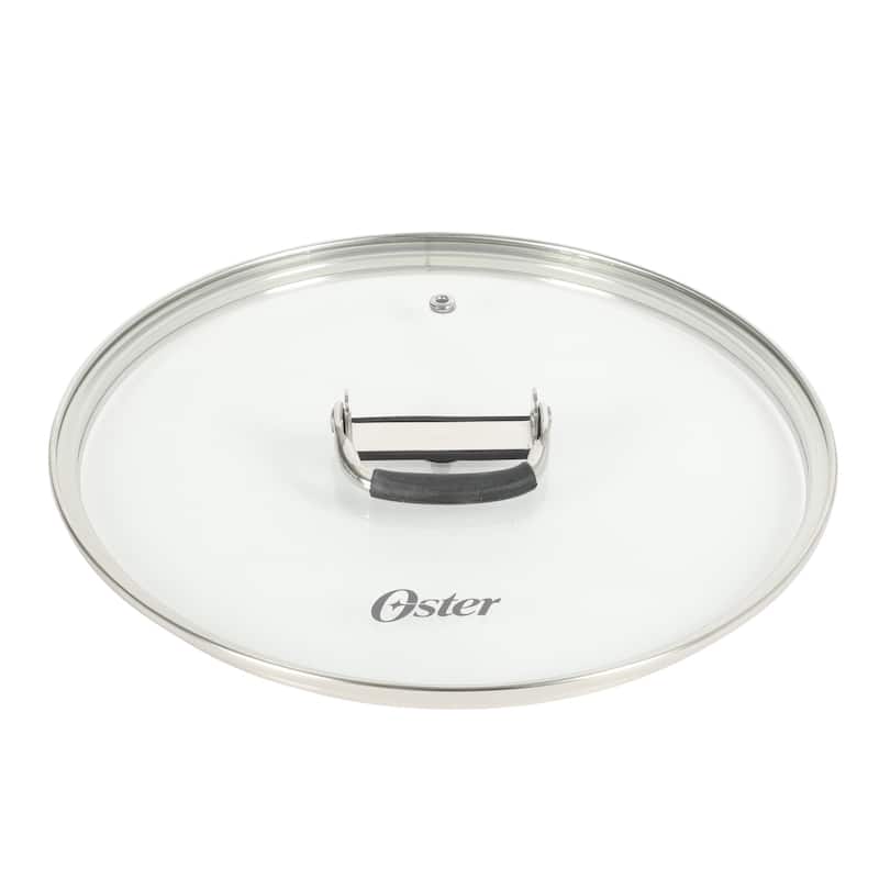 Oster Silverbolt 6 Piece Stackable Space-Saving Dutch Oven Sauce Pan Cookware Set