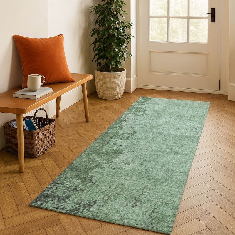 Premium Washable Super Soft Mayfield Rug - Seafoam - 2'3" x 7'6"