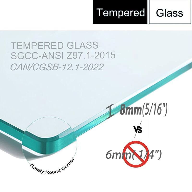 Topcraft 56“-60 ”W x 70 "H Frameless Shower Door