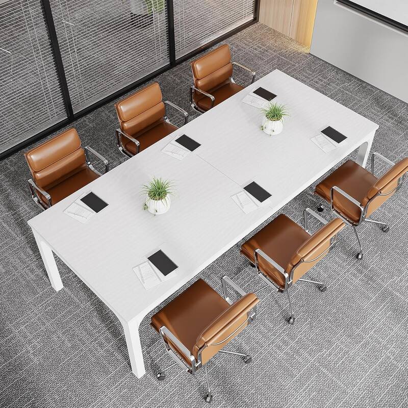78.74" Large Rectangle Conference Table/Desk, Modern Seminar Meeting Table, Business Tables for Boardroom & Office