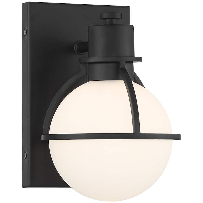 Savoy House 9-1060-1 Pierce 9" Tall Bathroom Sconce - Matte Black