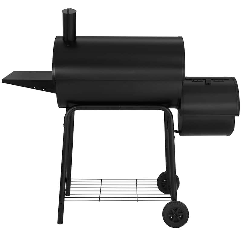 Royal Gourmet CC1830S Charcoal Grill with Offset Smoker,Black