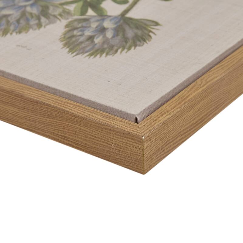 GDF Studio - Herbal Botany 4-Piece Botanical Illustration Framed Canvas Wall Art Set