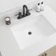 CRAFT + MAIN QZ31224R 31" Quartz Vanity Top with Backsplash and