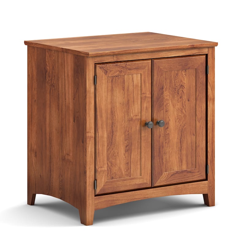 Arch+Haven Solid Wood 2 Door Cabinet