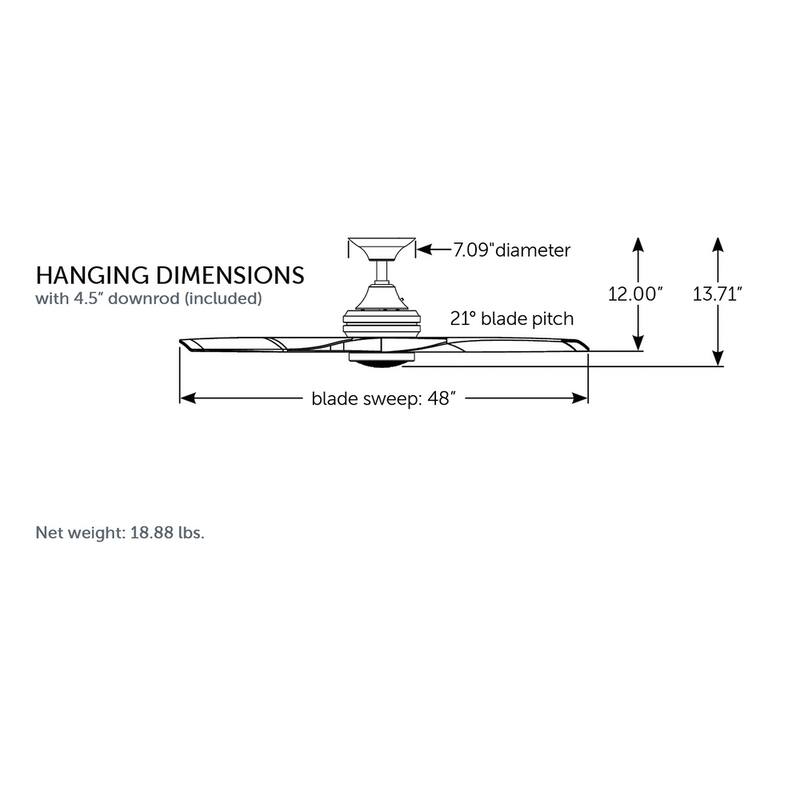 Fanimation Spitfire Ceiling Fan 48 or 60 inch Blades - Set of 3