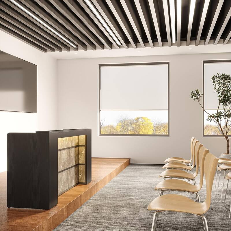 63" Reception Desk & Lectern Podium, Front/Checkout Counter & Conference Speaker Desk for Lobby, Retail, Church, Office