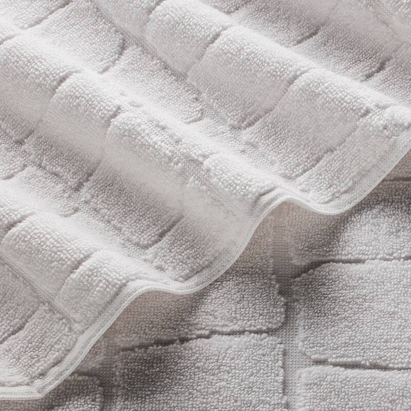 Lacoste Croc Scale Cotton Bath Towel, Hand Towel, and Washcloth