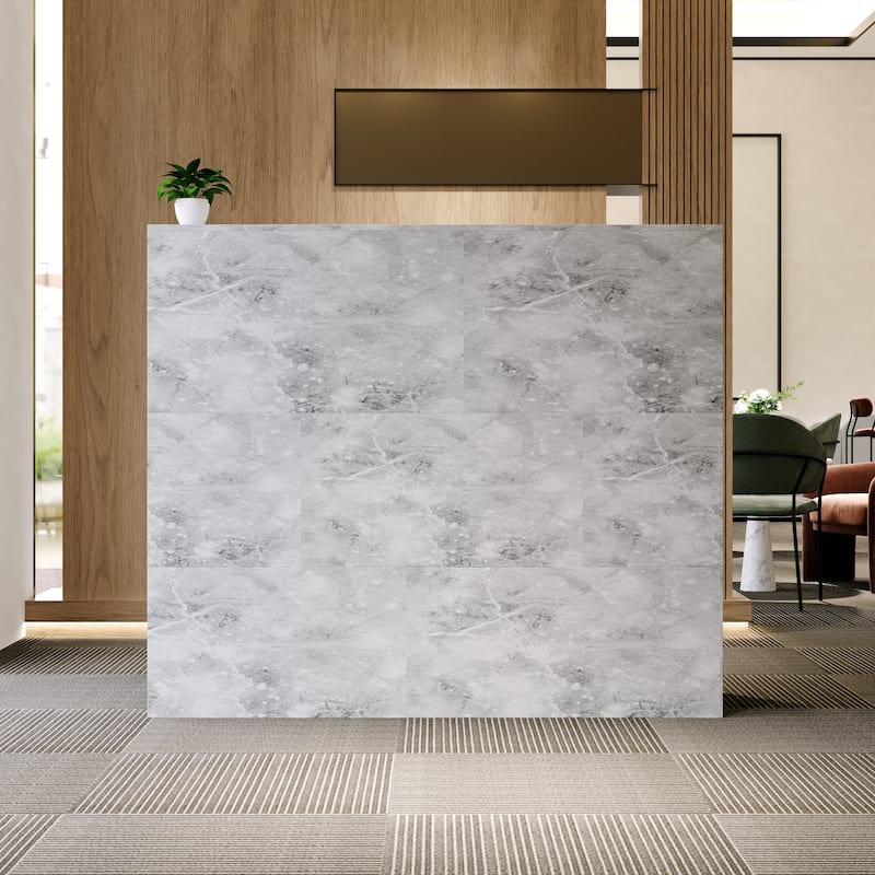 Modern Reception Desk L-Shaped White Front Counter Table by Timechee