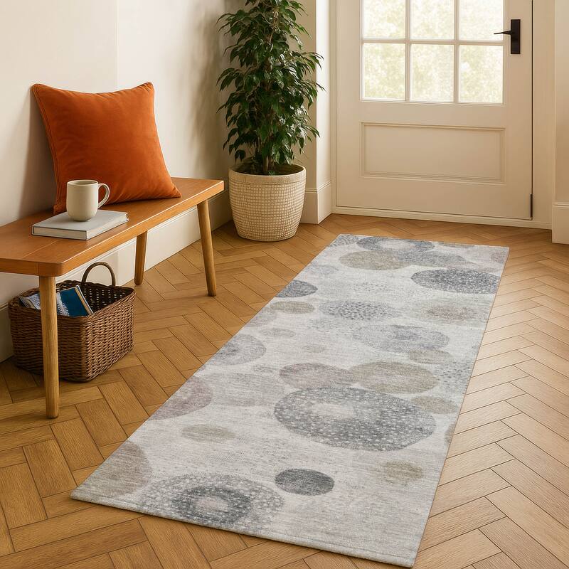 Premium Washable Super Soft Mayfield Rug - Taupe - 2'3" x 7'6"