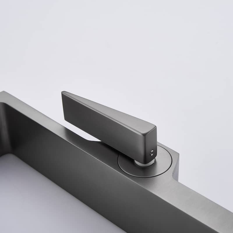 Single Hole Brushed Gold Bathroom Faucets