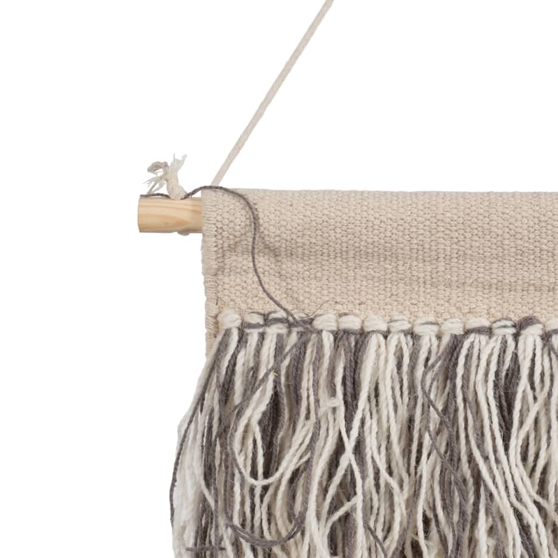 Woven Layered Look Tapestry Wall Hangings - Natural, 36 in.