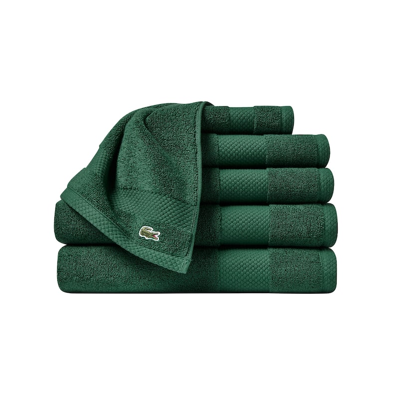 Lacoste Heritage Supima 100% Cotton 6 Piece Towel Set