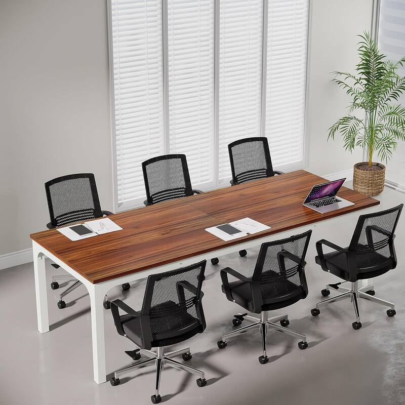 78.74" Large Rectangle Conference Table/Desk, Modern Seminar Meeting Table, Business Tables for Boardroom & Office