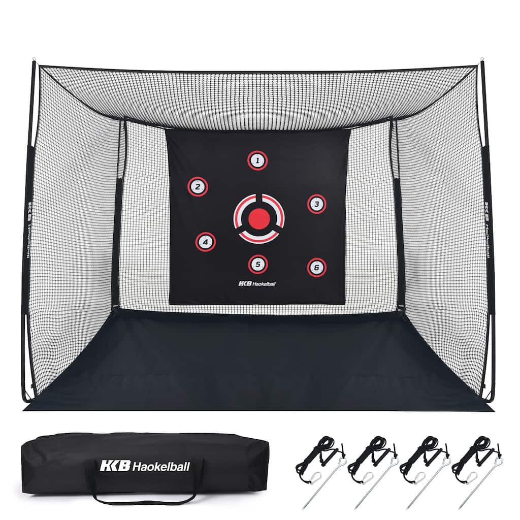 Heavy Duty Haokelball Golf Practice Net - 8' x 10'