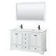 Option White / White Cultured Marble Top / Matte Black