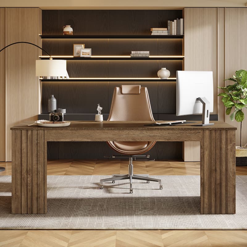 63 Inch Large Office Computer Desk for Home Office