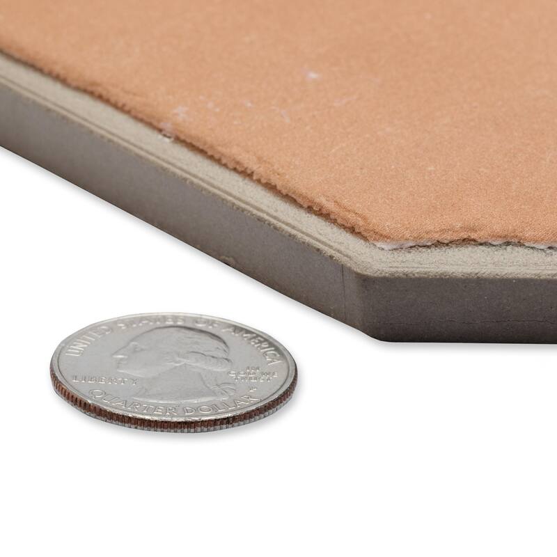 Merola Tile Picket Arendel Terra with White Square 14-5/8" x 22-1/2" Porcelain Floor and Wall Tile