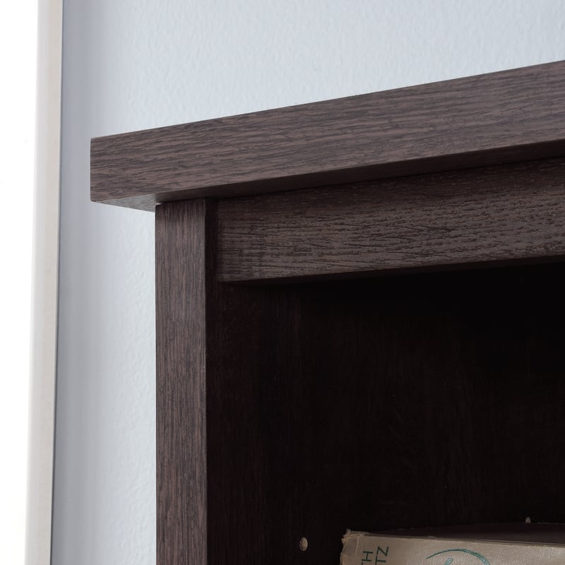 Wood Hutch with Adjustable Shelves, Brown - 64.57" W x 13.19" D x 40.04" H