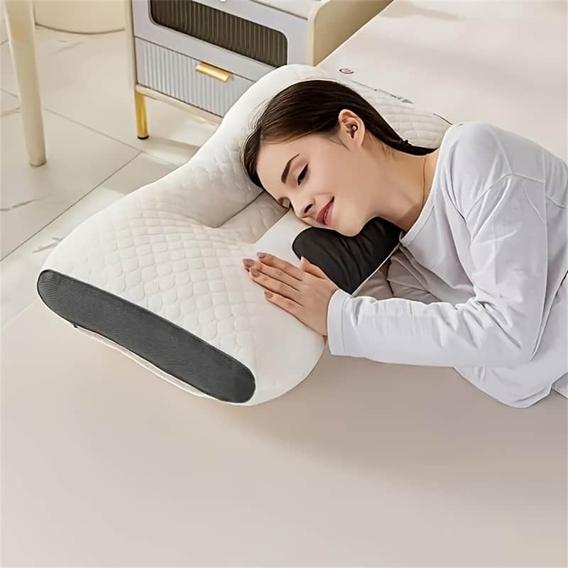 Bed Pillows for Sleeping Set of 2/4/6, Ergonomic Cervical Neck Pillows, Gusseted Pillow for Back, Stomach or Side Sleepers