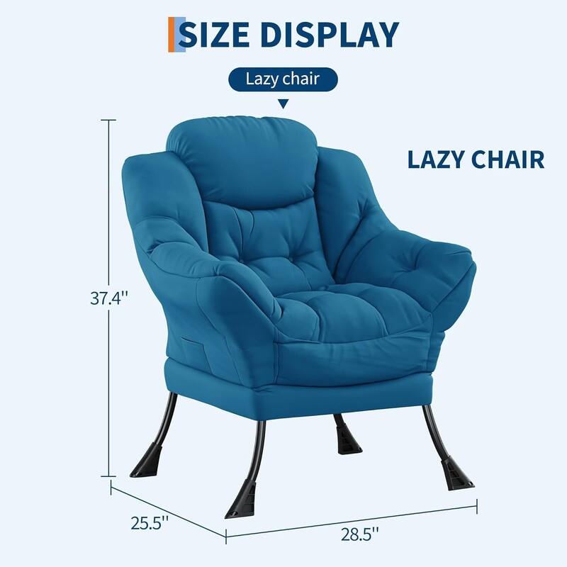 Lazy Chair, with Side Pocket and Arm