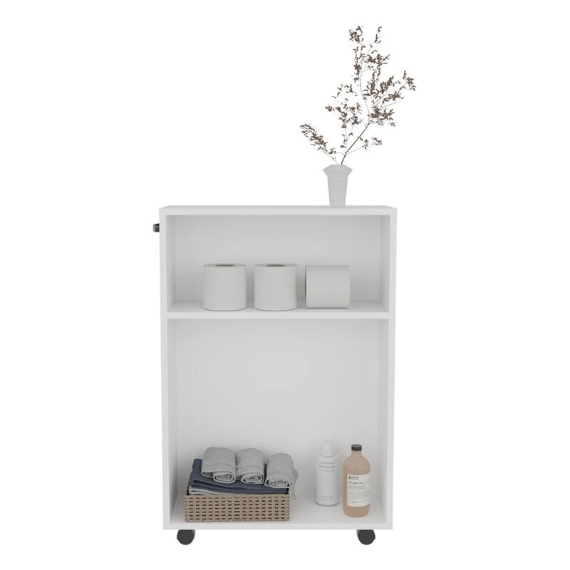 Storage Cart with Wheels Multiple Compartments for Bathroom