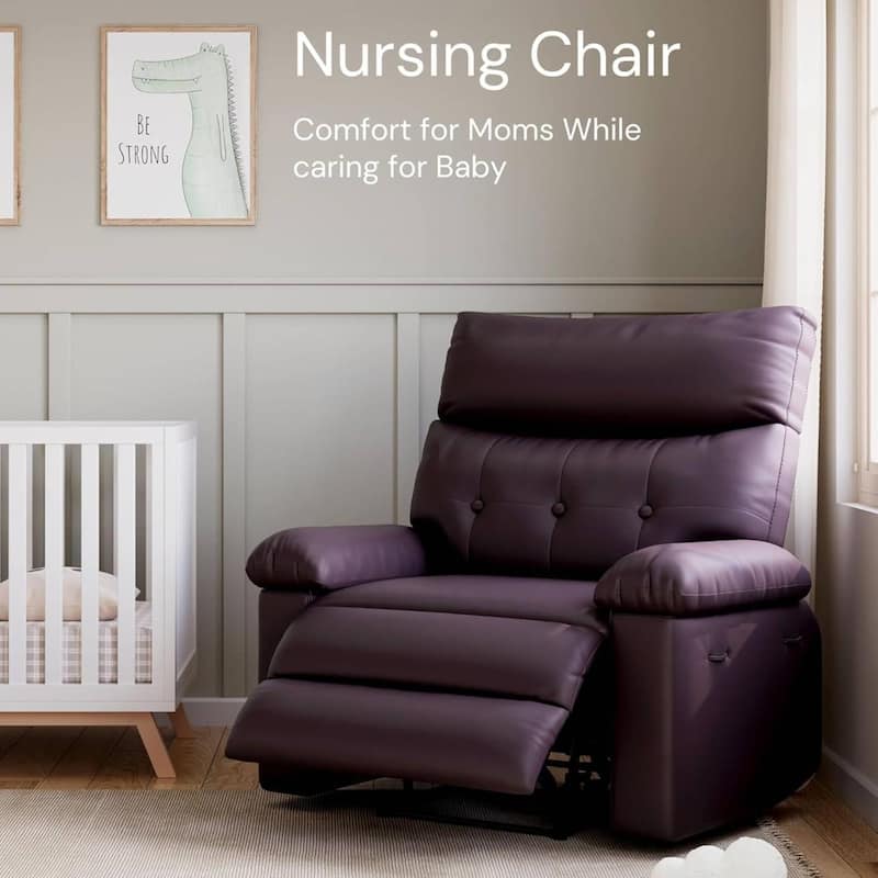 Oversized Manual Rocking Recliner Sofa Chair for Living Room Bedroom Relaxation