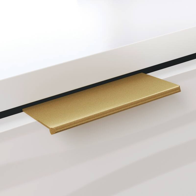 Wood Coastal Nightstands with 2 Spacious Drawers, White