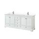 Option White / Carrara Cultured Marble Top / Polished