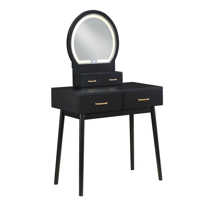 Beautiful Vanity Dresser with Mirror and Stool Set Storage Drawers Bedroom Furniture 1pc