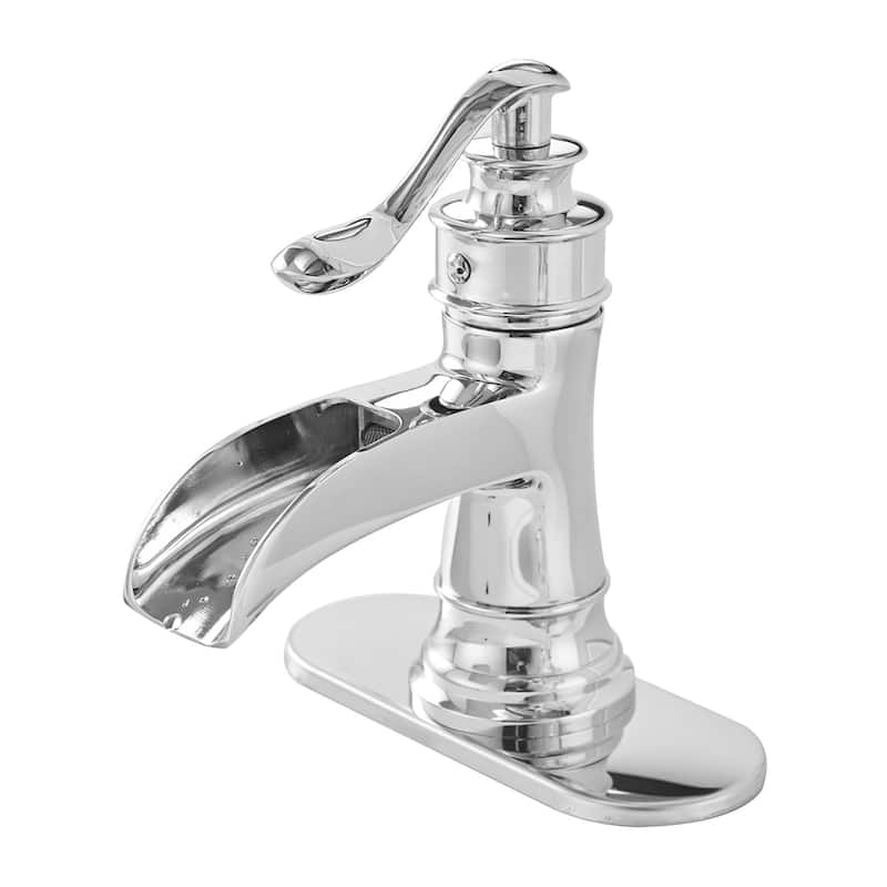 Single Hole Bathroom Faucet in Chrome Finish