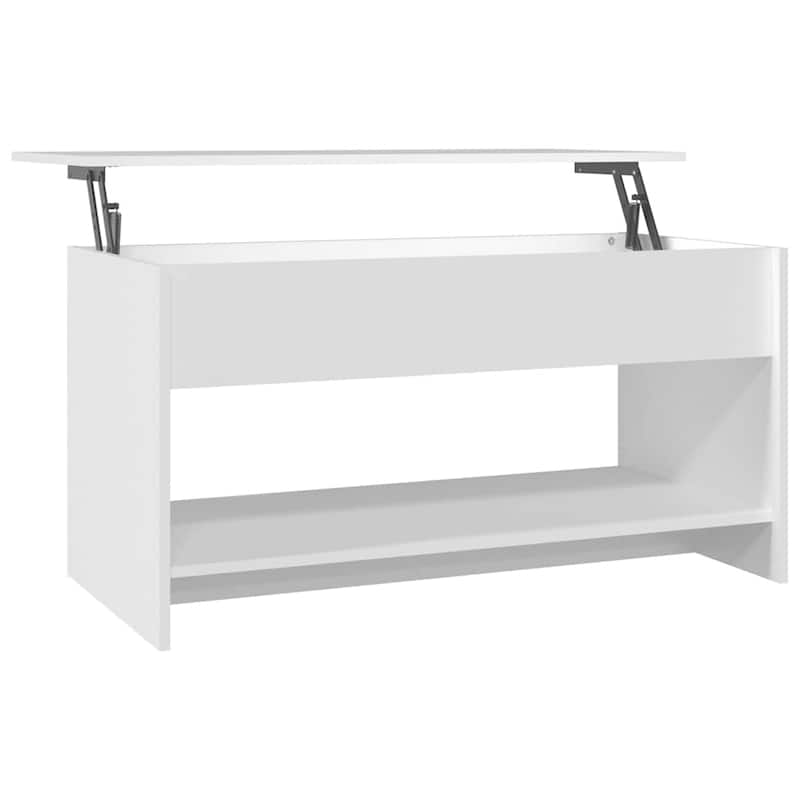 vidaXL Coffee Table Lift Top End Table Accent Side Sofa Table Engineered Wood - 40.2" x 19.7" x 20.7"