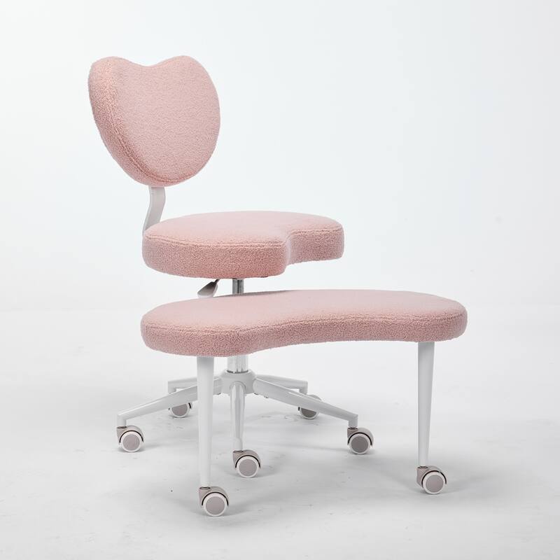 Meditation Chair Plus, Cross Legged Chair with Wheels, ADHD Chair, with Lumbar Support and Adjustable Stool
