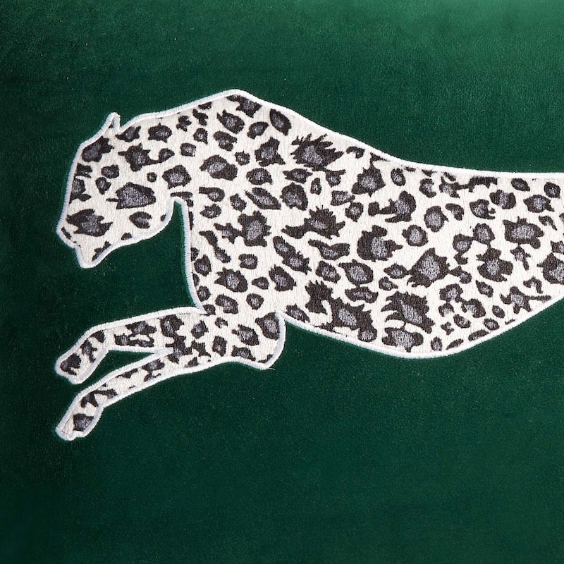 Juicy Couture Velvet Cheetah Pillow 14" x 24"