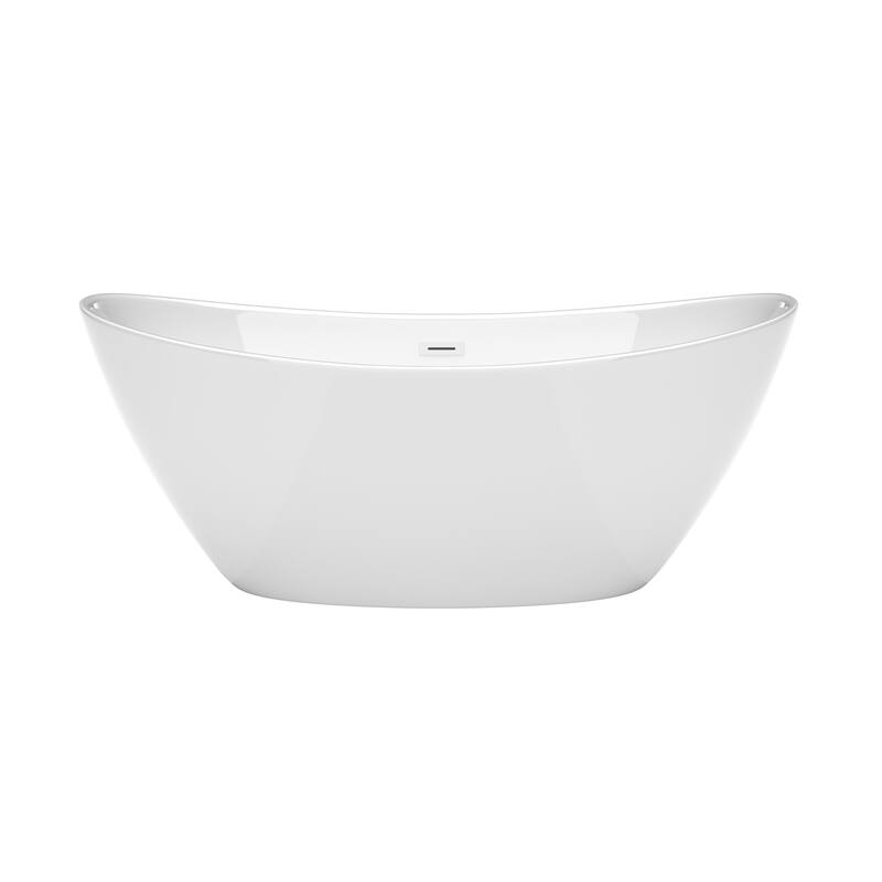 Wyndham Collection WCBTE652066 Dorrit 66" Free Standing Acrylic