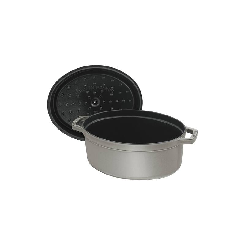 STAUB Cast Iron 1-qt Oval Cocotte