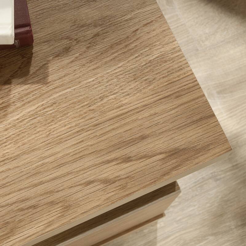 Wood Country Nightstand with 1 Drawer and Open Shelf, Brown