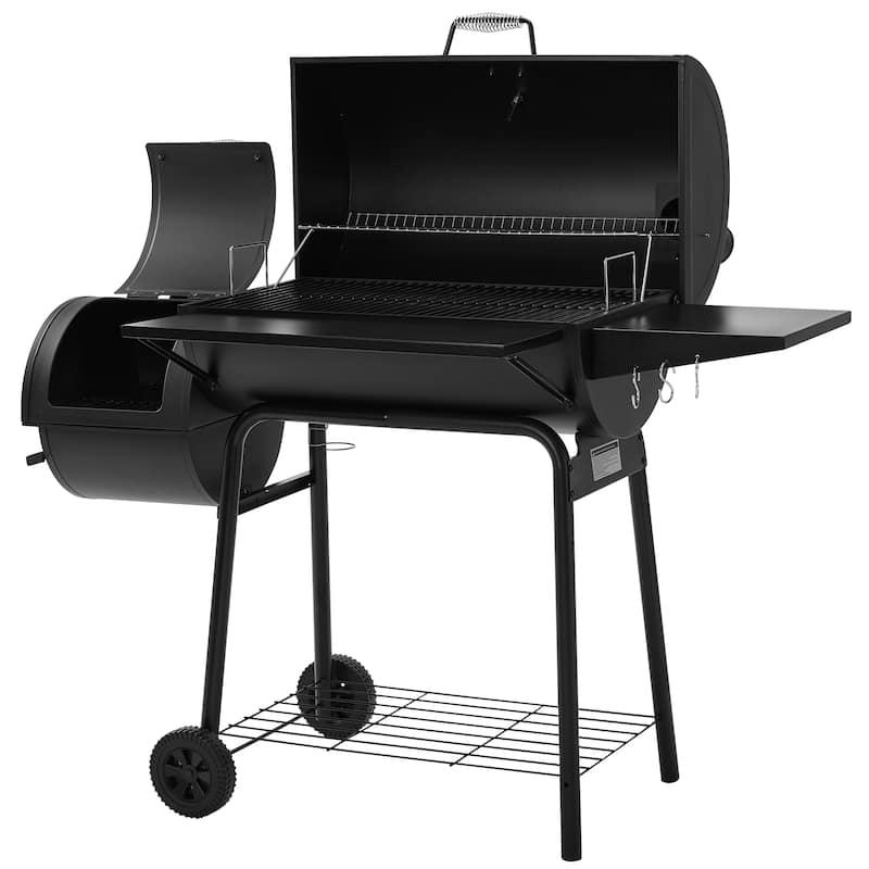 Royal Gourmet CC1830S Charcoal Grill with Offset Smoker,Black